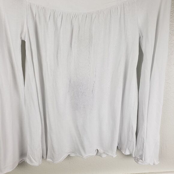 Chaser Women's White Cottagecore Square Neckline with Bell Sleeve Size Medium - Picture 9 of 10
